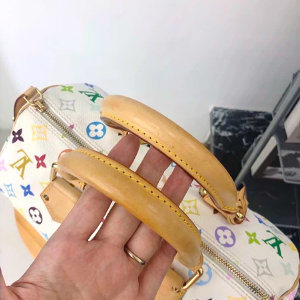 Louis Vuitton Handbag Monogram Multicolor Speedy 30 - Picture 7 of 9